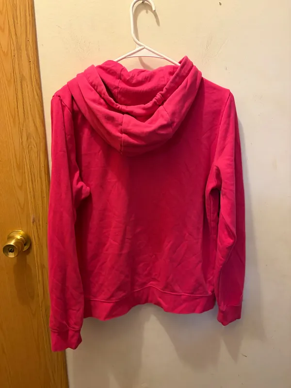 (M) Nike Pink Athletic Hoodie Sweatshirt - Image 2