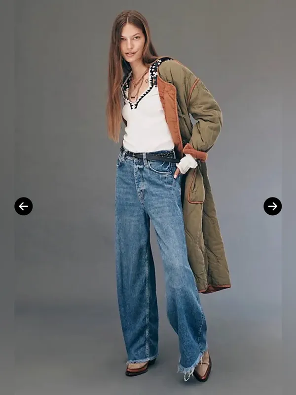 Free people Old West Slouchy Jeans - Image 4