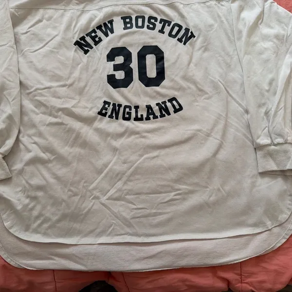 New Boston England 3/4 sleeve oversized tee - Image 5