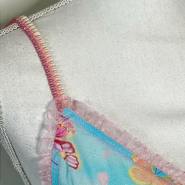 Y2K Victoria’s Secret Mesh Babydoll Top - Image 3