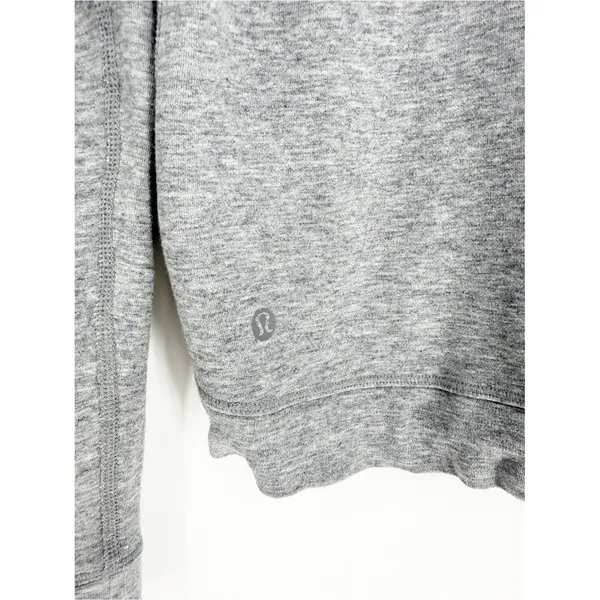 Lululemon Double‎ Up Reversible Turtleneck Top Women's 10 Grey - Image 8