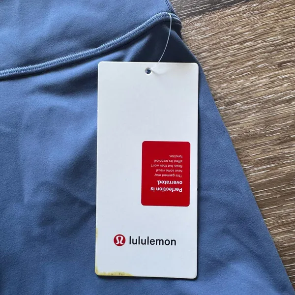 Lululemon Align Biker Short High Rise 6” Oasis Blue Size 2 NWT - Image 4