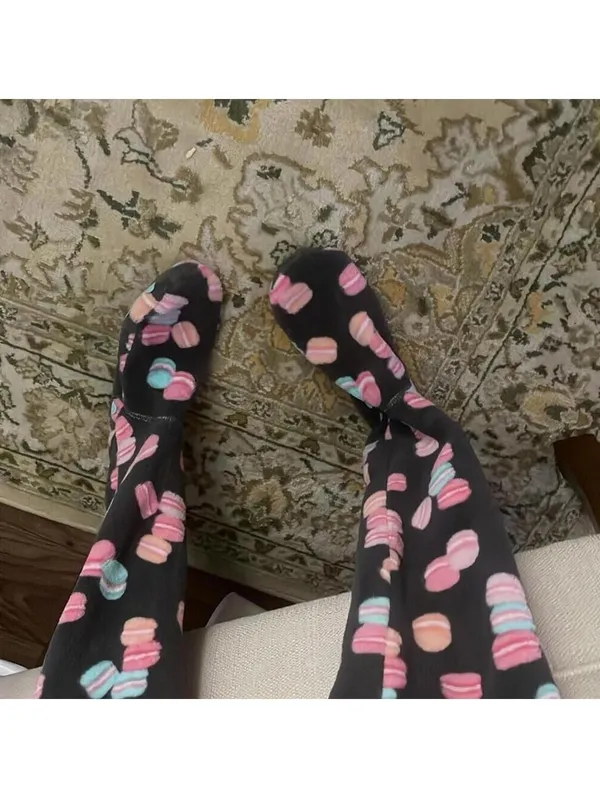 Jenni intimates gray macaron desert tall are you Footy one piece pajama - Image 5