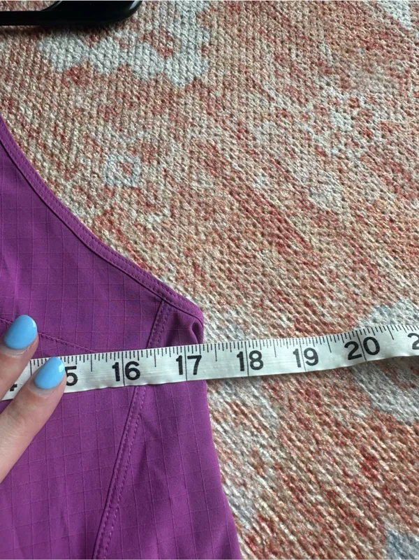 Lululemon Lightweight Stretch Running Tank Top Vivid Plum reflective W1DHIS S? - Image 6