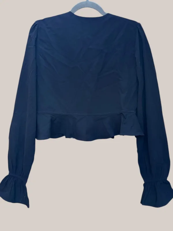 Tularosa Beaded Embellished Open Blouse - Image 8