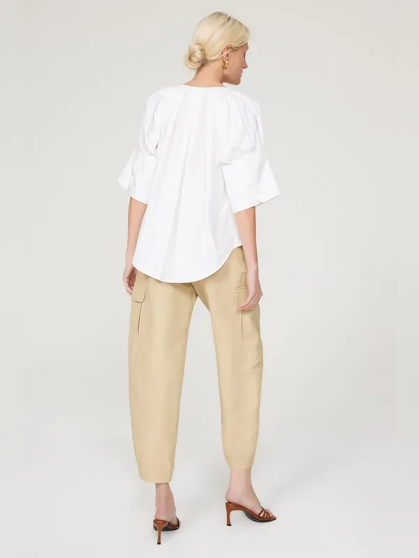 ALC Frank Chloe White Blouse | Size 4 - Image 3