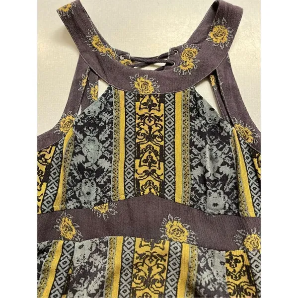 Free People maxi dress ties up back sz 8 - Image 6