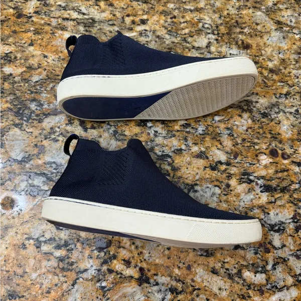 Rothy’s Navy Lattice Stitch Chelsea Boot Women's Size 8.5 - Image 5