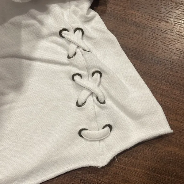 White Aerie cropped sweater - Image 2