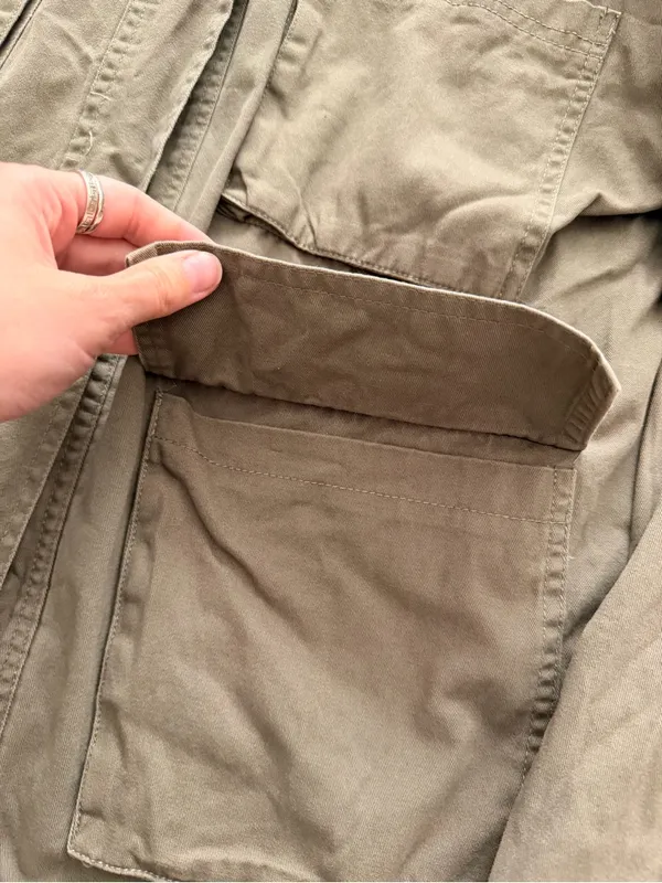 Full Tilt Olive Green Utility Jacket - Image 3