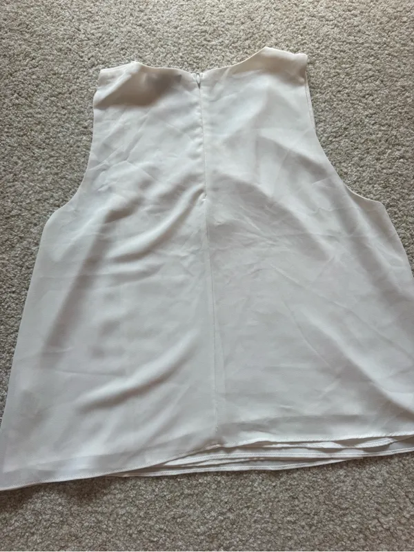 Whit tank blouse White - Image 3