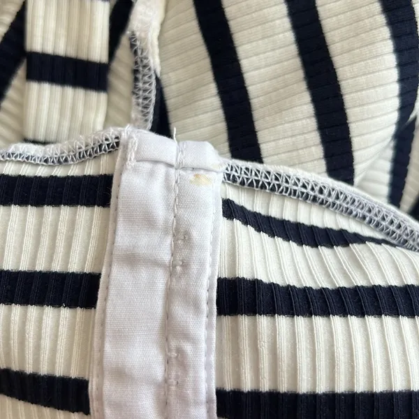 Reformation Nellie Stripe Ribbed Dress NEW Tags - Image 3