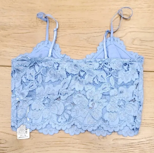 NEW! Zara Sexy Blue Crop Top - Image 2