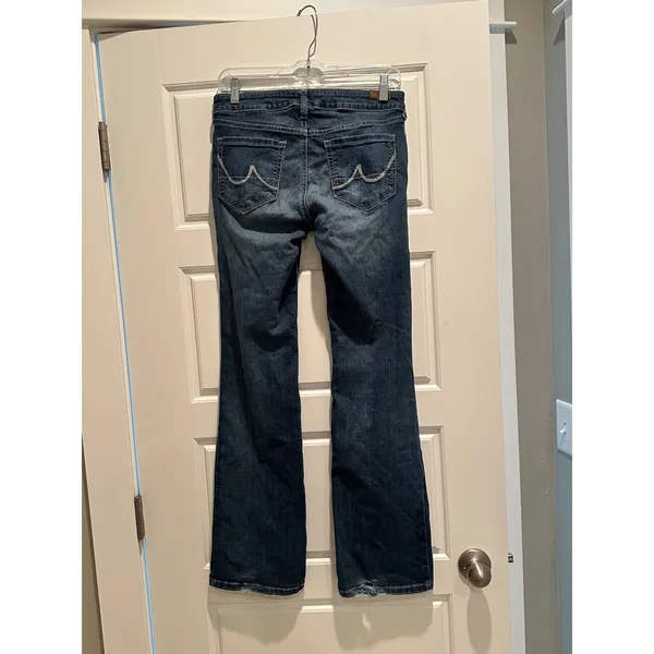Ariat Women's Ultra‎ Stretch Crosshatch Boot Cut Jeans Size 27R Western Denim - Image 3