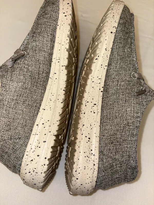 Hey Dude Casual Canvas Slip-On Shoes Wendy style L Linen Size 7 - Image 4