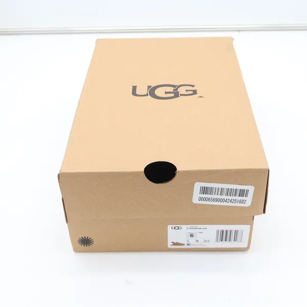 UGG Goldenstar Clog Chestnut Suede Platform Swivel Strap Shoes Size 6 - Image 9