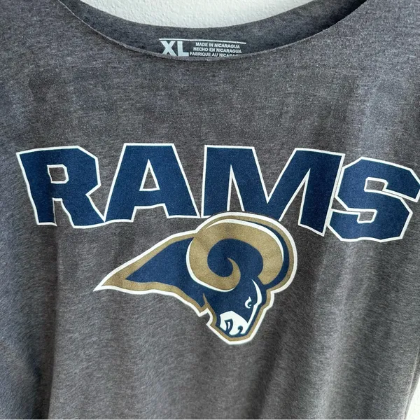 Gray Rams off-the-shoulder tee - Image 2