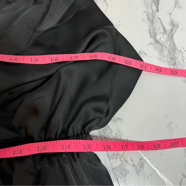 NWT‎ Show me your mumu Samantha Ruffle Wrap Dress black Sz 3X missing belt - Image 7