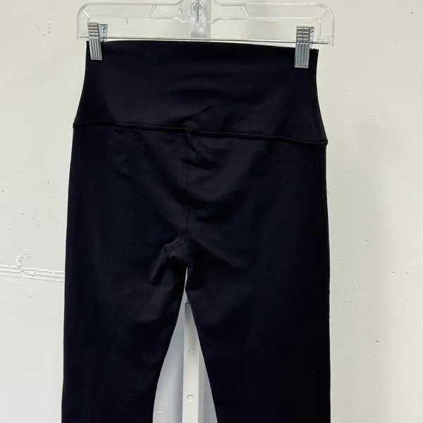 Alo Yoga High Waist Airbrush Bootcut Flare Leggings Black Size Small Yoga Pants - Image 7