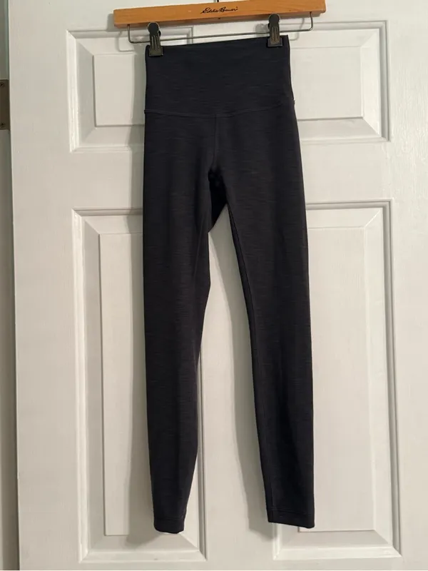 Lululemon Wunder Train High-Rise Tight 25" in Heathered Graphite Grey - Image 2