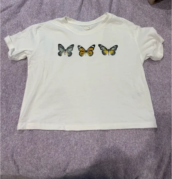 Garage Butterfly Crop Top - Image 2