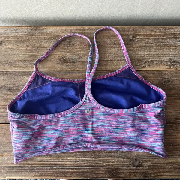 Lululemon Power Y Bold Blue Space Dye Cut Tank Top Size Small - Image 3