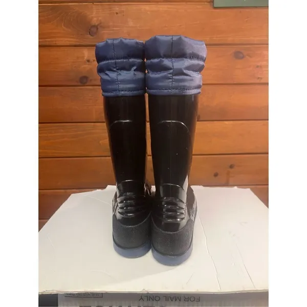 Totes Womans Rain Boots Sz 6 Black - Image 3