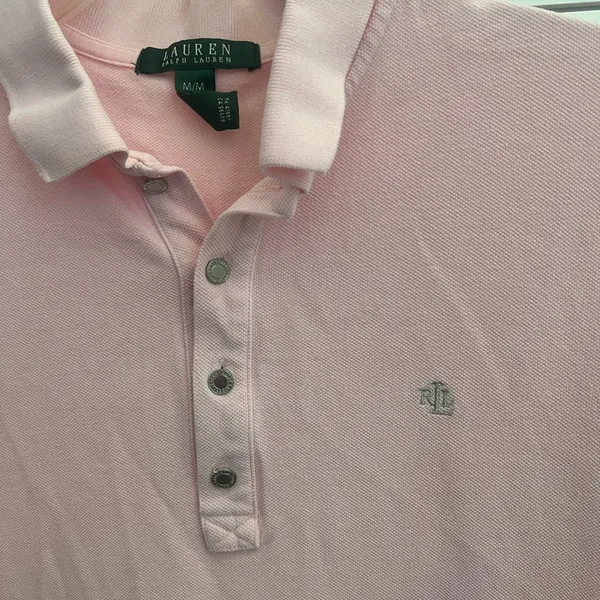 Polo Ralph Lauren women Pink shirt Size medium‎ - Image 3