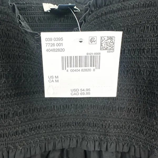 American Eagle Black‎ Puff Sleeve Baby Doll NWT Dress Size Medium - Image 5