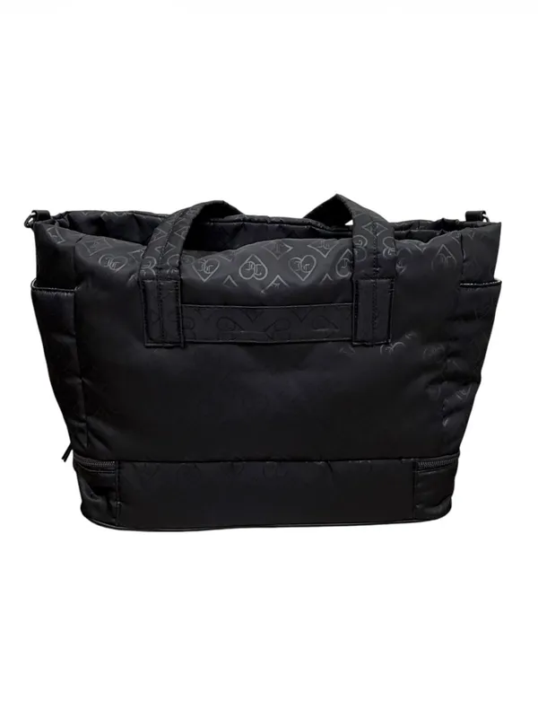 NEW Juicy Couture Black Monogram XL Travel Weekender Tote Bag - Image 7