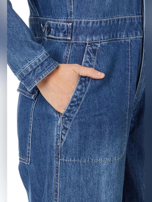 MADEWELL
Zip Front Iconic Denim Coverall - Image 3