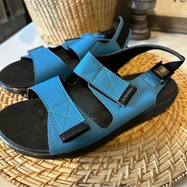 Dr. Martens Crewe Mid Blue Sandal Unisex - Image 11