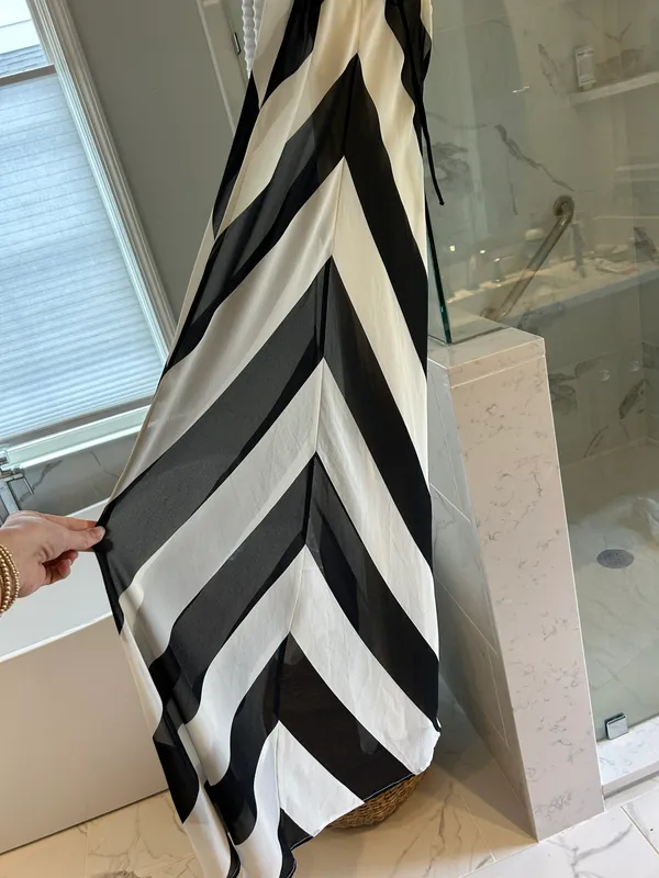 Christopher John Rogers for Target Black and White Semi Formal Dress - Image 6