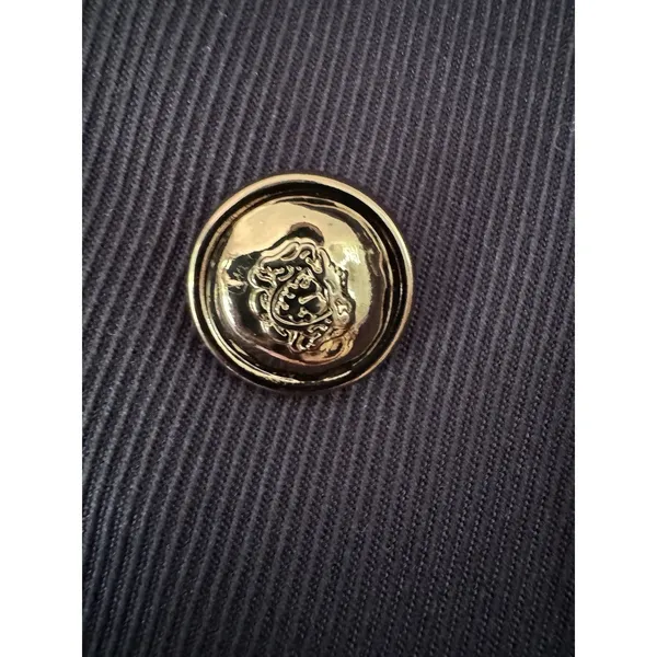 NWT French Connection Oversized Navy Blue Blazer Gold Buttons Size XS - Image 8