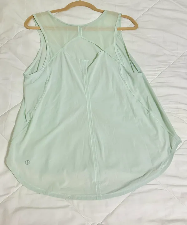 light blue sleeveless tank top - Image 2