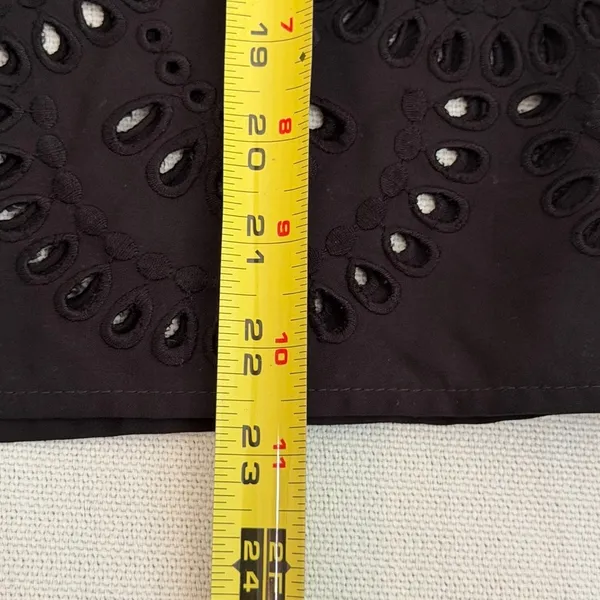 Karen Kane Black Eyelet‎ Blouse size medium - Image 5