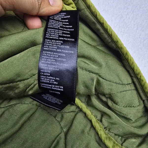 Free People NWT We The Free Billie Quilted Vest Moss‎ Green OB1510076 Women's S - Image 10
