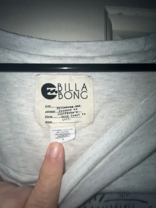 Billabong Women's Heathered Grey Long Sleeve Graphic Pullover Sweater - Image 3