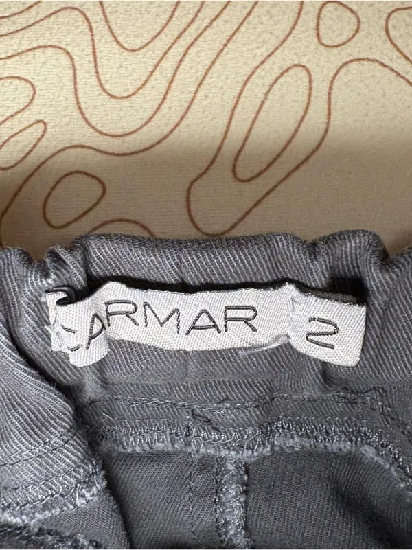CARMAR Los Angeles Charcoal Cargo Jogger Pants Size 2 Black - Image 4
