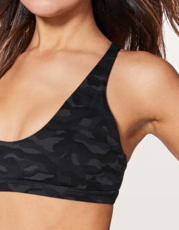 Lululemon Full Freedom Bra Sequoia Camo Print Deep Coal Black 4 - Image 8
