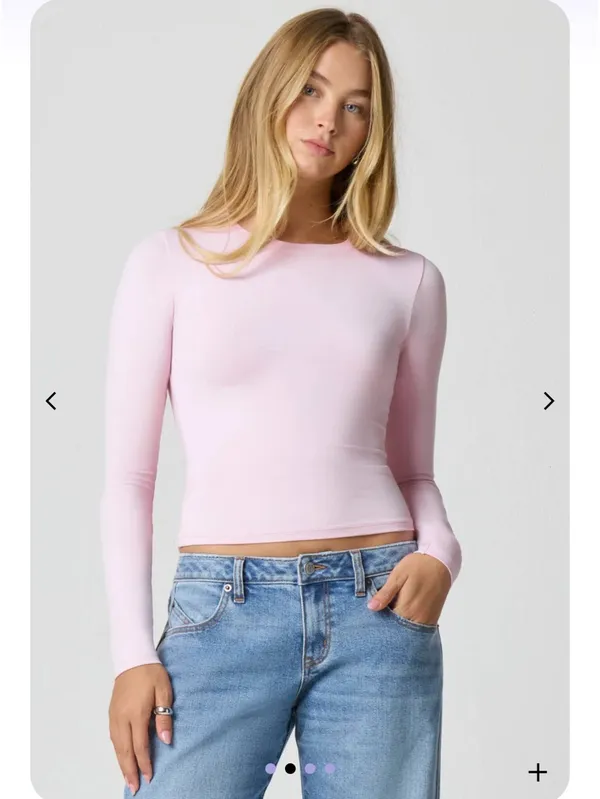 Florence by mills softie cotton long sleeve top - Image 3