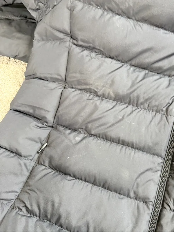 Uniqlo Women’s Ultra Light Down Long Coat Hooded in Black L - Image 14