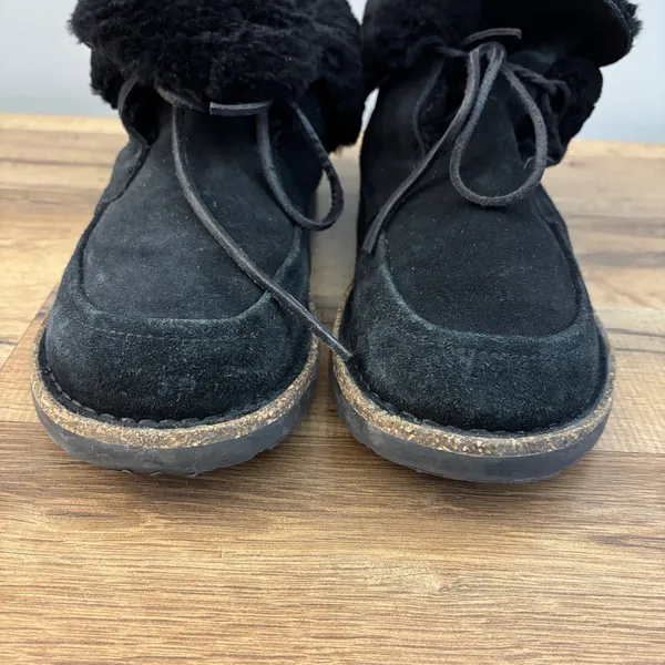 Birkenstock Bakki Suede Leather Lace Up Chukka Ankle Boot Bootie - Image 3