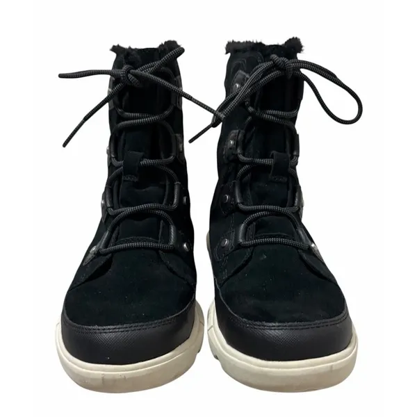 Sorel Explorer II Joan Waterproof Winter Boots Black Women's Size‎ 10 - Image 3