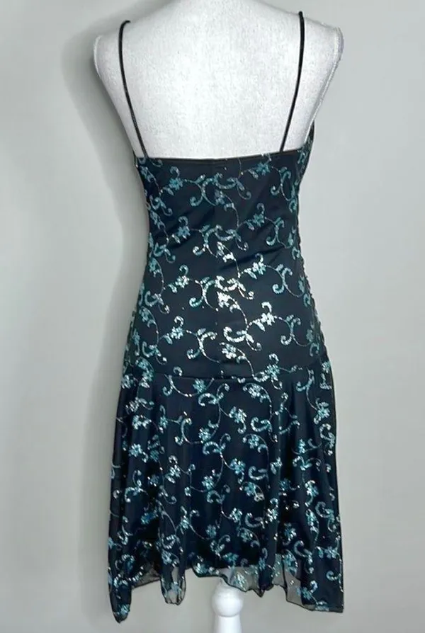 Vintage 90s/Y2K Vanity Glitter Dress - Image 7