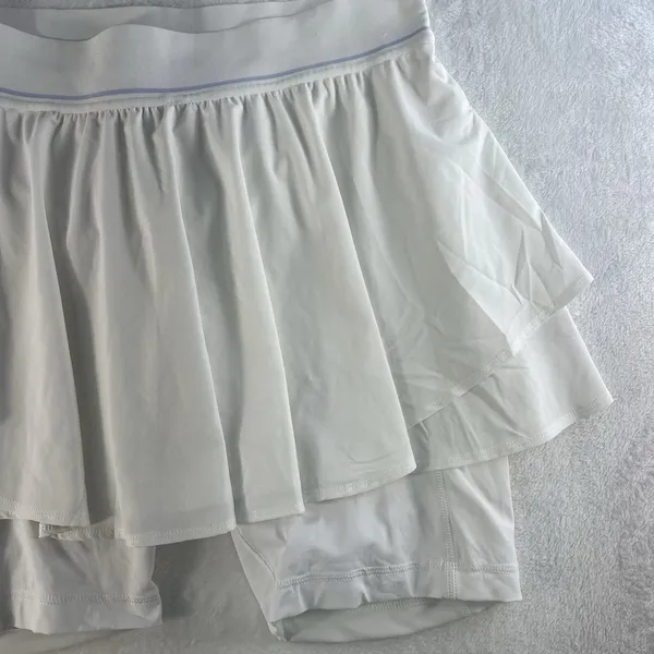 Lululemon Size 10 Court Rival High Rise Skirt Run Tennis White Women's Athletic - Image 7