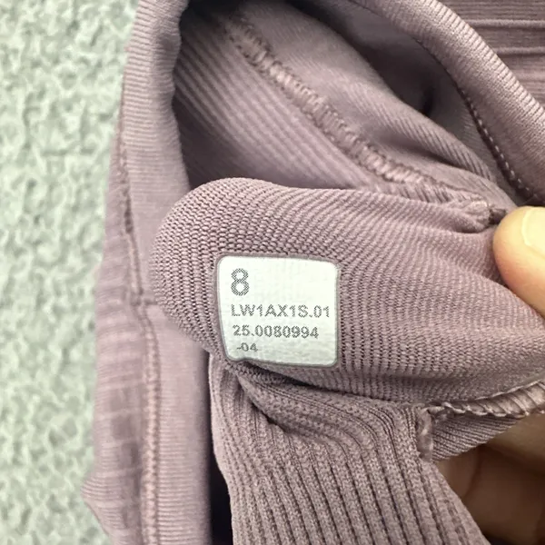 Lululemon Ebb To Street Tank Top Lavender Lux Purple Athletic Women's 8 - Image 4