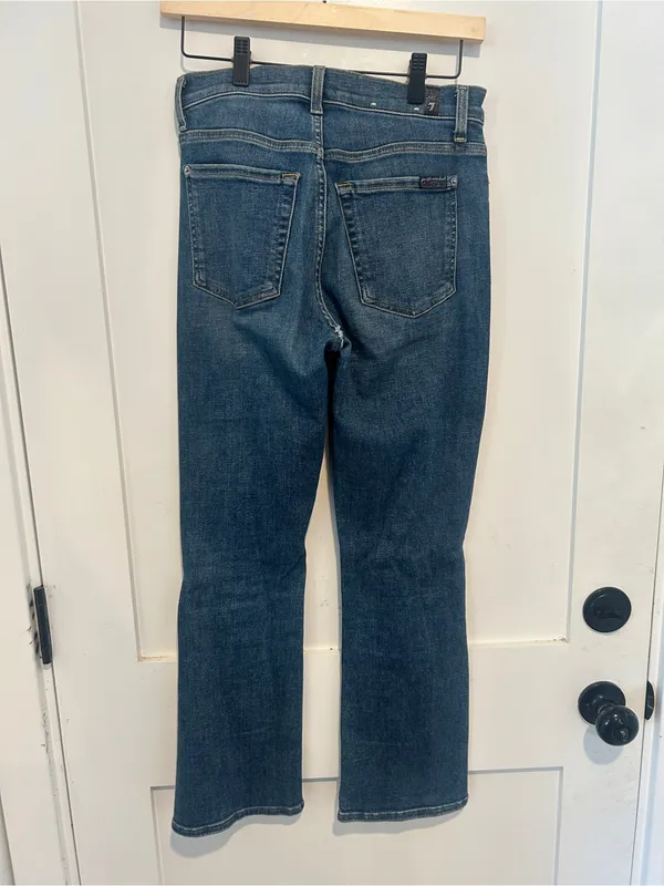 Seven For All Mankind High Waist Slim Kick Jeans Nwt- Size 26 - Image 3