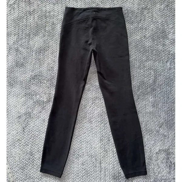 Lululemon Women's High Stretch Zoned In HR Leggings‎ Black Size 8 - Image 4