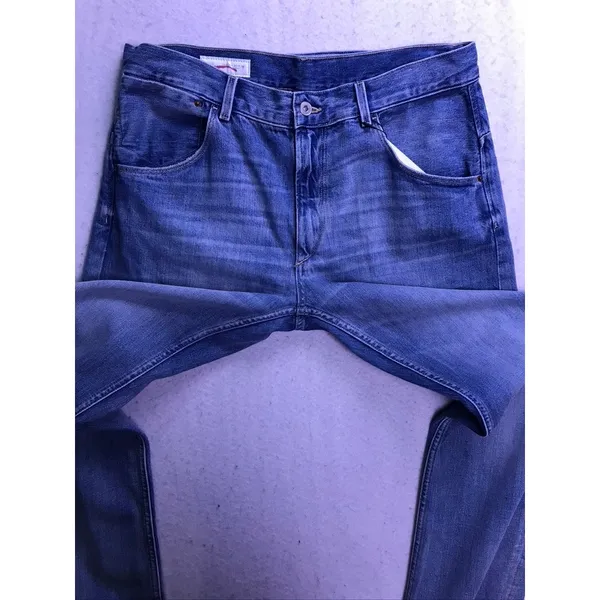 Zara Straight Leg Jeans Womens Size 8 Blue Denim Faded Casual - Image 8